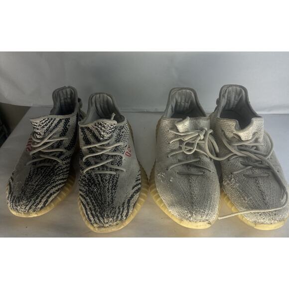 LOT 2 PAIRS OF YEEZY SNEAKERS Size 9.5 and 10 - Picture 1 of 11